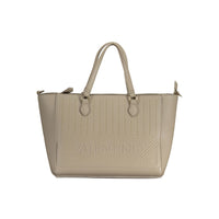 Valentino Beige Polyurethane Women's Bag with Adjustable Shoulder Strap