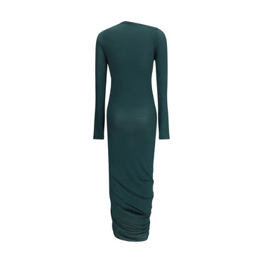 Ferragamo Draped midi Dress