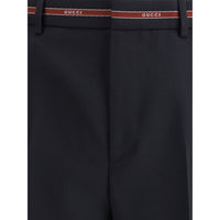 Gucci Selvedge detail Wool Pants