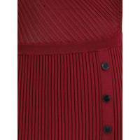 Self-Portrait Ribbed midi Dress