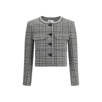 Self-Portrait Check Blazer