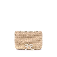 Self-Portrait Raffia Shoulder Bag