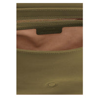 PINKO Green Leather Crossbody Bag