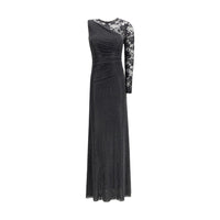 Self-Portrait Lace and rhinestone long Dress