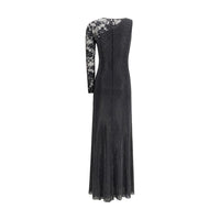 Self-Portrait Lace and rhinestone long Dress