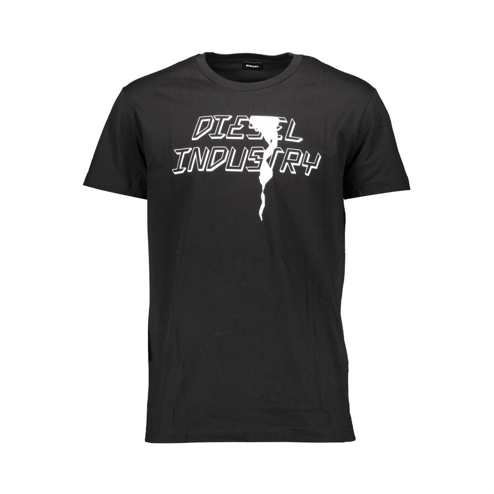 Diesel Black Cotton T-Shirt