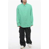 Acne Studios Solid Color Long Sleeves Polo Shirt