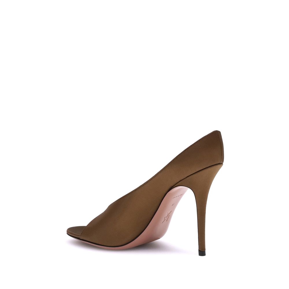 Amina Muaddi Anok satin Sandals