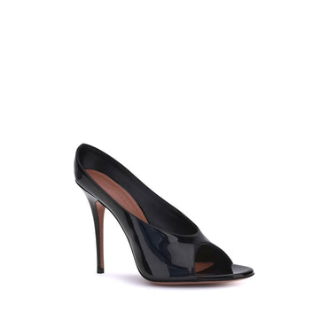 Amina Muaddi Anok leather Sandals