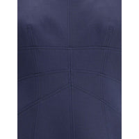 Alexander McQueen Short Dress with short gathered sleeves