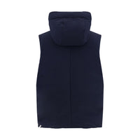 Jil Sander Blue Polyester Sleveless Jacket