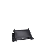 Jil Sander Black Calf Leather Bos Taurus Shoulder Bag