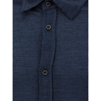 Canali Blue Cotton Shirt
