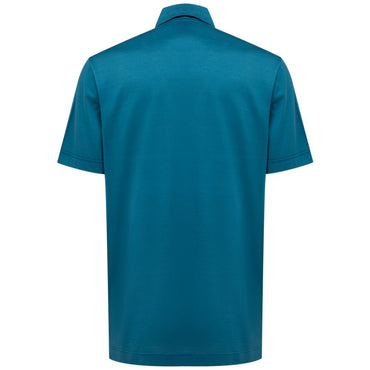 Canali Blue Cotton Shirt