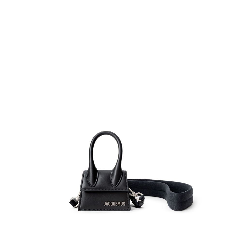 Jacquemus Black Leather Sweatshirt