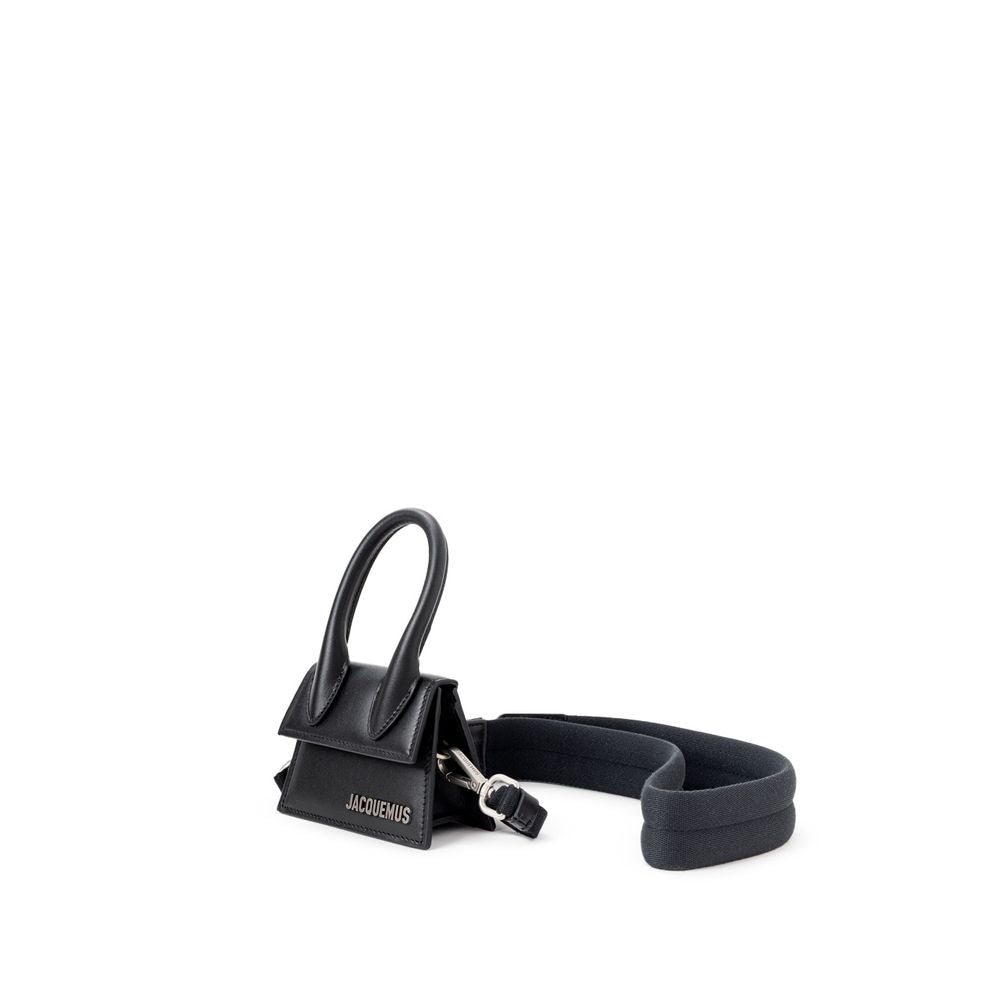 Jacquemus Black Leather Sweatshirt