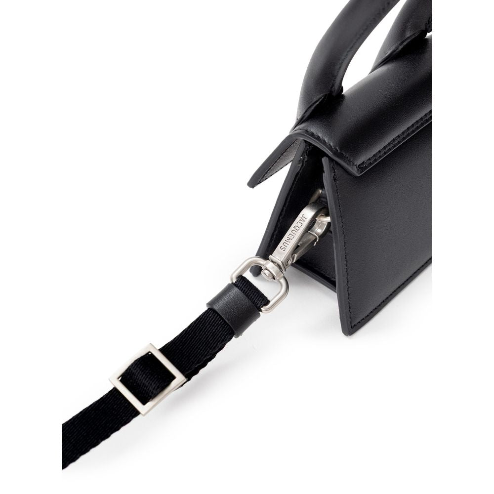 Jacquemus Black Leather Sweatshirt