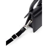 Jacquemus Black Leather Sweatshirt