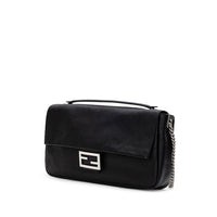 Fendi Black Leather Shoulder Bag
