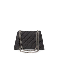 Balenciaga Black Fabric And Leather T-Shirt
