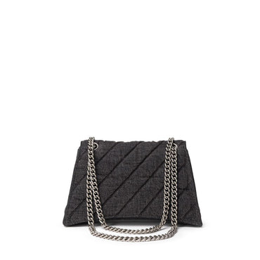 Balenciaga Black Fabric And Leather T-Shirt