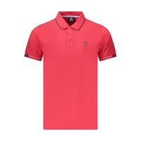 Norway 1963 Red Cotton Men Polo Shirt