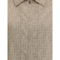 Fendi Chambray cropped Jacket