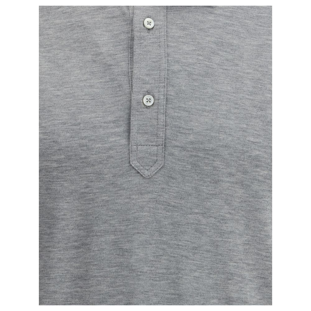 Brunello Cucinelli Silk Polo Shirt