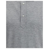 Brunello Cucinelli Silk Polo Shirt