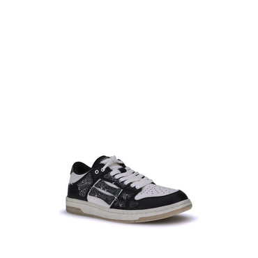 Amiri Bandana Skel Sneakers - Black and white sneaker with unique design 