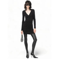 PINKO Black Nylon Dress
