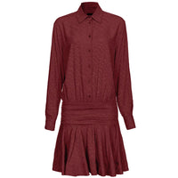 PINKO Red Haircalf Dress