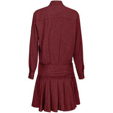 PINKO Red Haircalf Dress