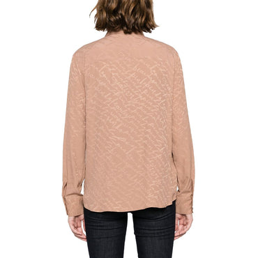 PINKO Beige Haircalf Shirt