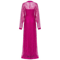 PINKO Purple Nylon Dress