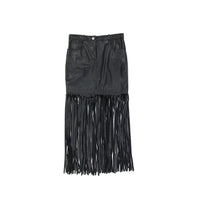 Boutique Moschino Leather Skirt
