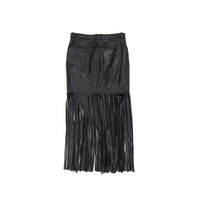 Boutique Moschino Leather Skirt