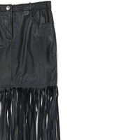 Boutique Moschino Leather Skirt