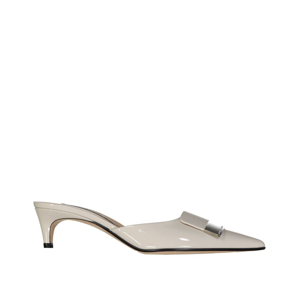 Sergio Rossi Leather Mules