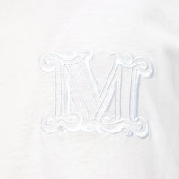 Max Mara Mango Logo Embroidered Cotton T-Shirt