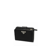 Prada Nylon and Leather French Wallet