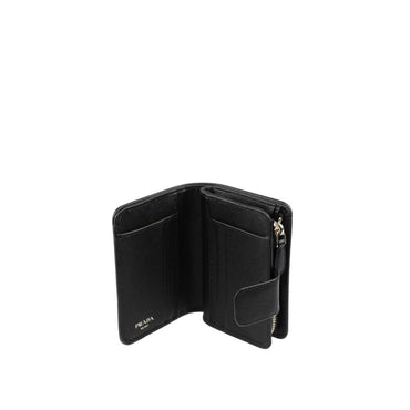 Prada Nylon and Leather French Wallet