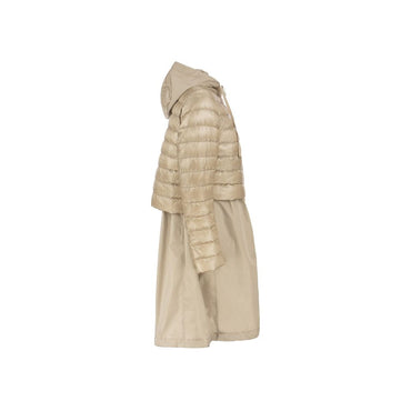 Herno Taffeta hem padded coat
