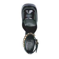 Versace Leather Platform Sandals