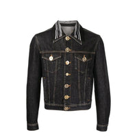Versace Medusa Motif Denim Jacket