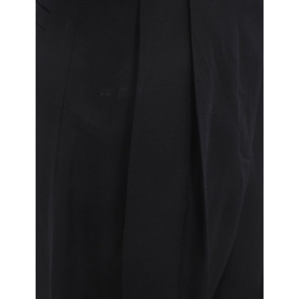 Salvatore Ferragamo Silk And Linen Pants