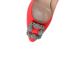 Manolo Blahnik Hangisi 090 Satin Pumps