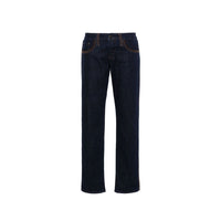 Miu Miu Piped-Trim Denim Jeans