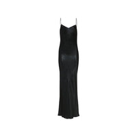 Saint Laurent Satin Long Dress