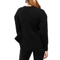Alexander McQueen Asymmetric Wool Jumper